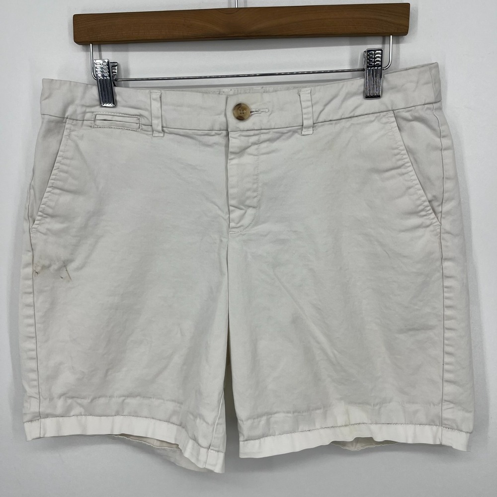 Gap Shorts Women's Size 8 White Khakis The Boyfriend Short Vtg Y2K